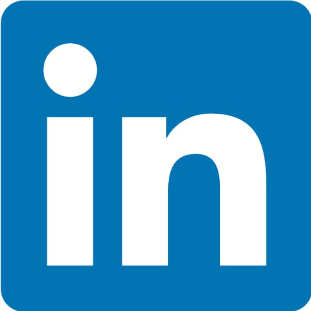 Logo de LinkedIn, réseau social professionnel avec fond bleu et lettres blanches