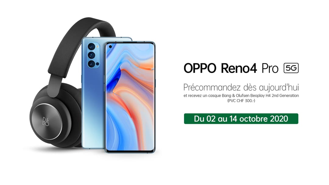 OPPO Reno4 Précommande OPPO Reno4 Précommande