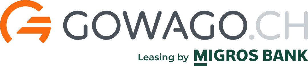 Logo de gowago.ch, plateforme de leasing automobile en partenariat avec la Banque Migros