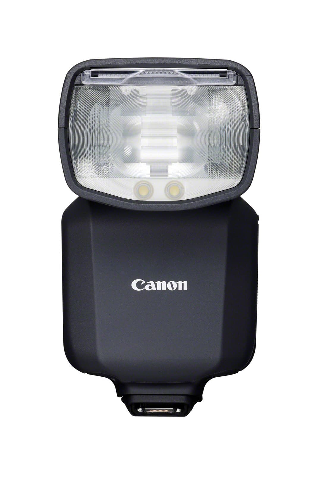 Flash Speedlite EL-5 Canon, boîtier noir avec tête de flash transparent et réflecteur blanc