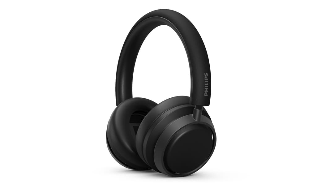 Casque audio Philips Fidelio L4 noir avec arceau et écouteurs fermés, vue de trois quarts
