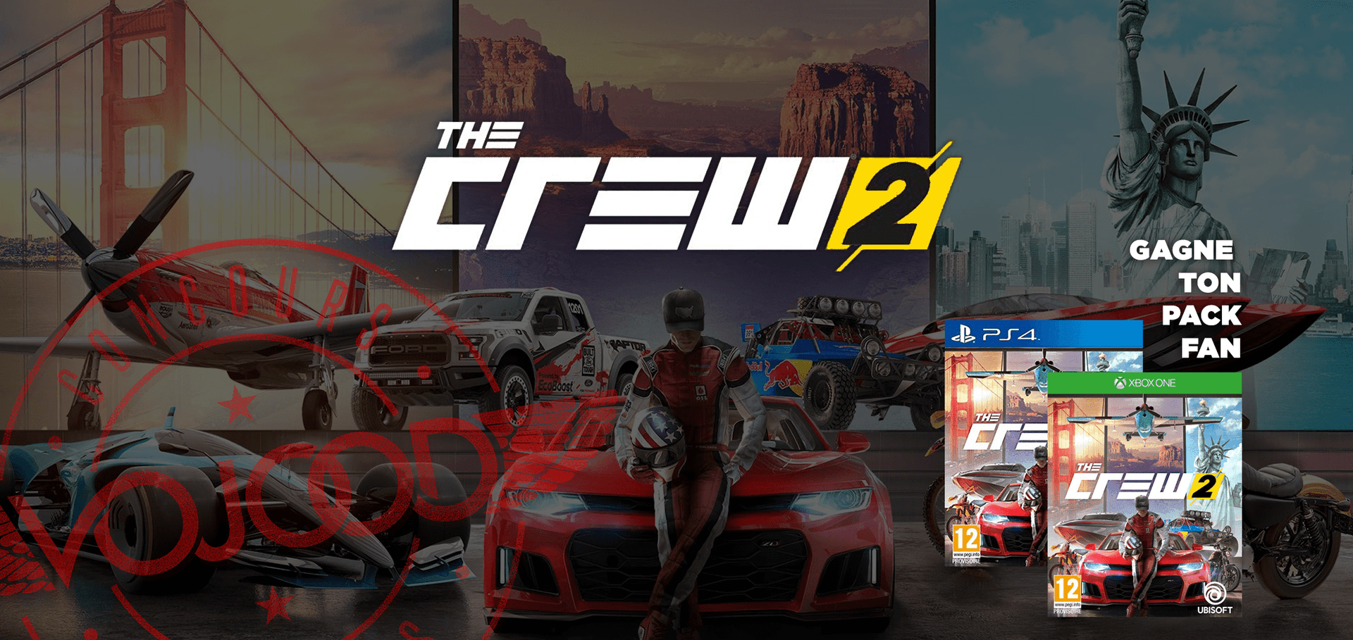 GAGNE Ton Pack Fan The Crew 2