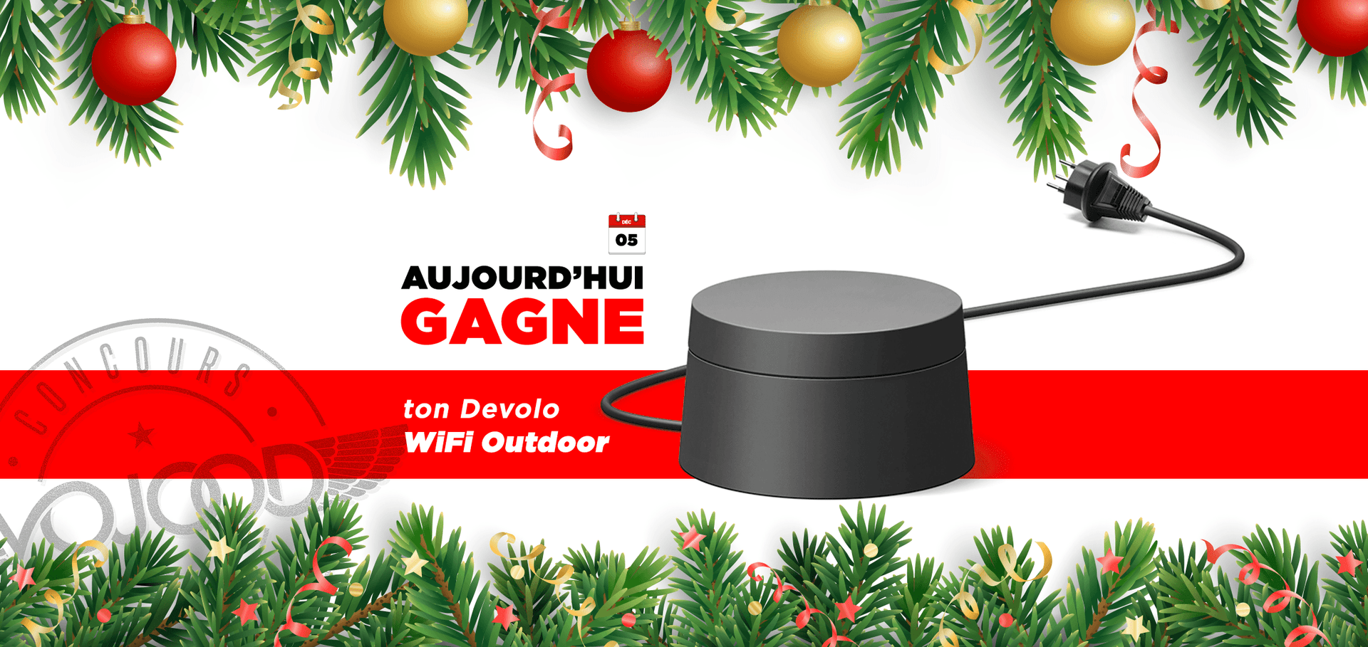 05 DEC • GAGNE ton Devolo WiFi Outdoor • Calendrier Avent 2018