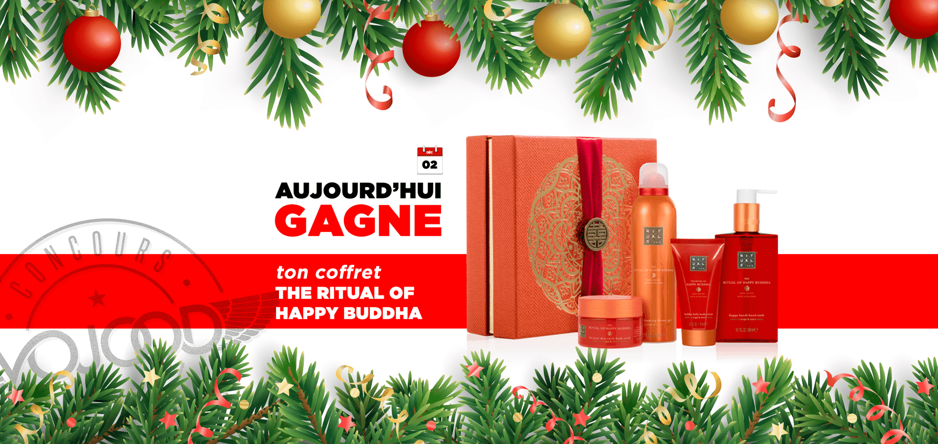 02 DEC • GAGNE ton coffret "The Ritual of Happy Buddha" • Calendrier Avent 2018