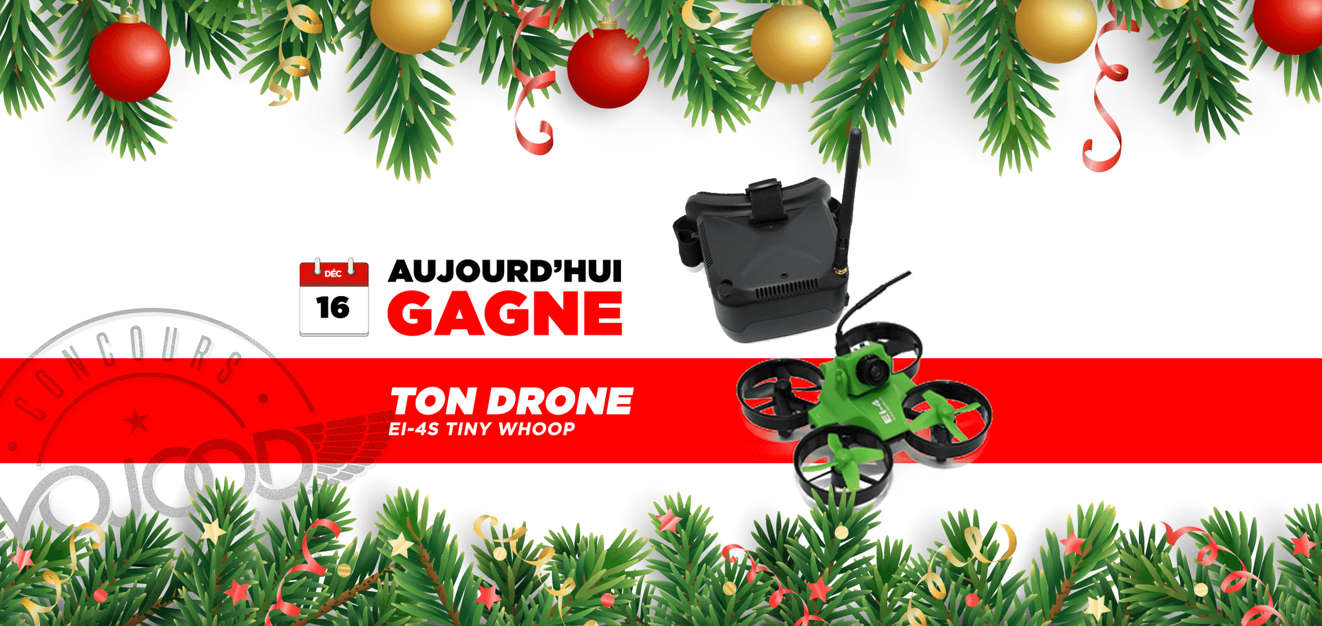 16 DEC • GAGNE ton Drone Ei-4S Tiny Whoop par Eye4i.ch • Calendrier Avent 2018