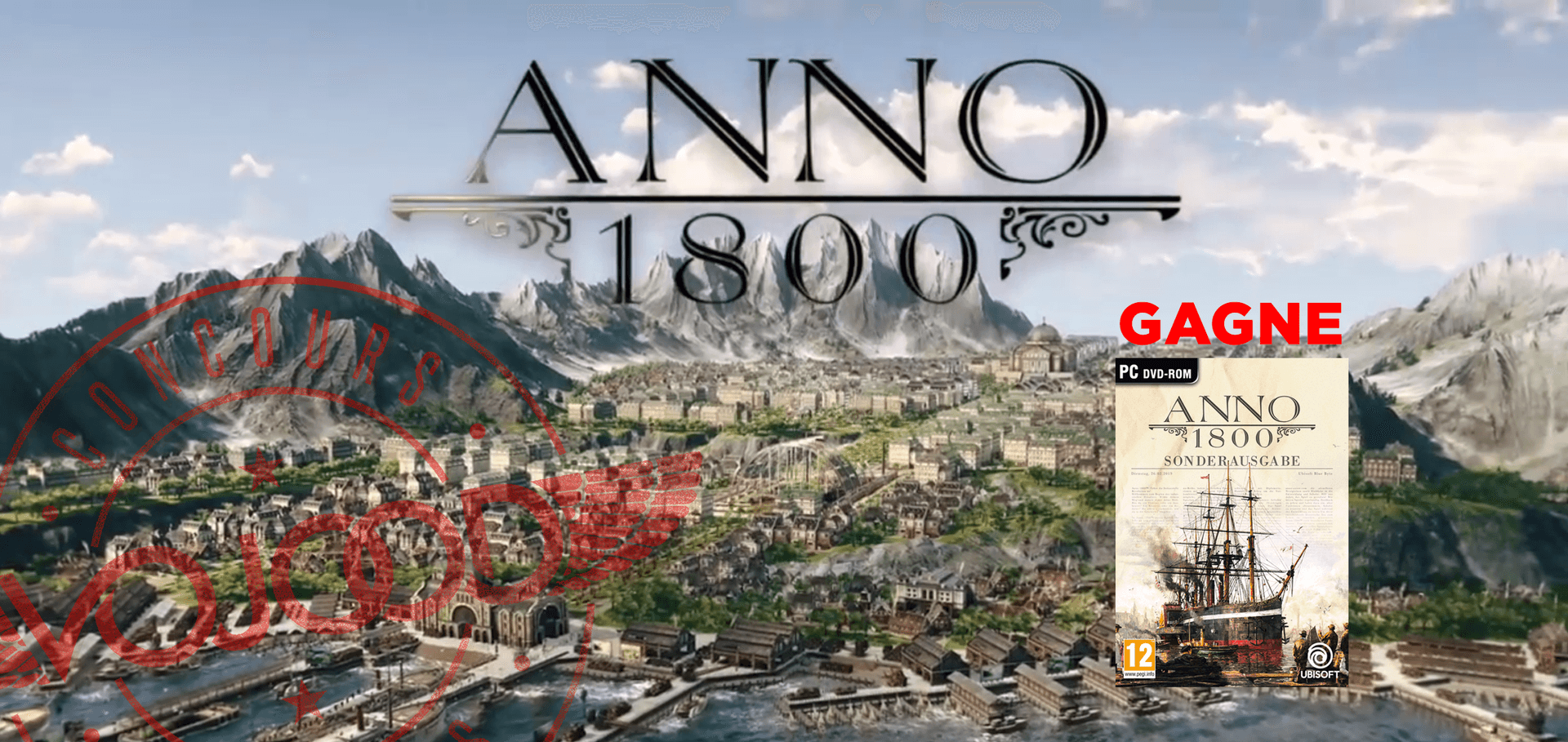 GAGNE ton jeu "Anno 1800 Edition Spéciale" sur PC