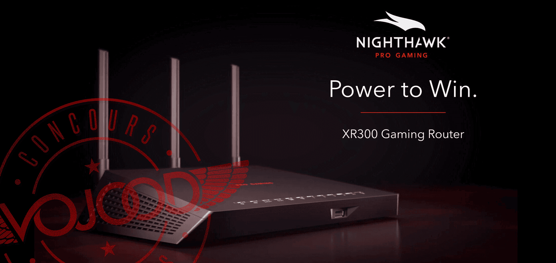 GAGNE ton router gaming Netgear XR300