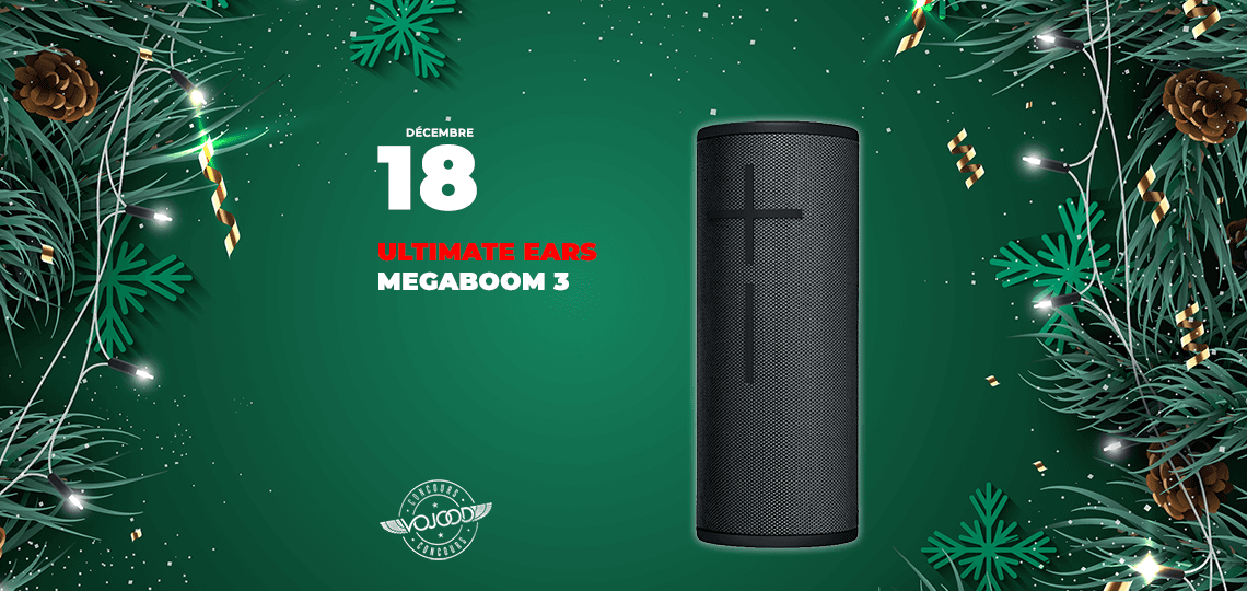#18 • GAGNE ton enceinte Ultimate Ears MEGABOOM 3 • Calendrier de l'Avent 2019