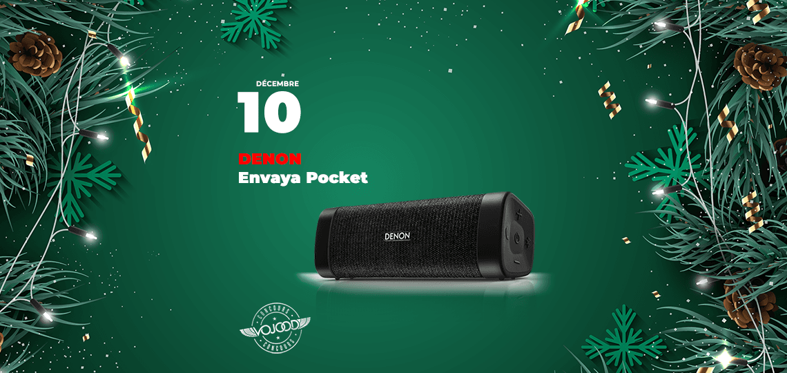 #10 • GAGNE ton enceinte Denon Envaya Pocket • Calendrier de l'Avent 2019