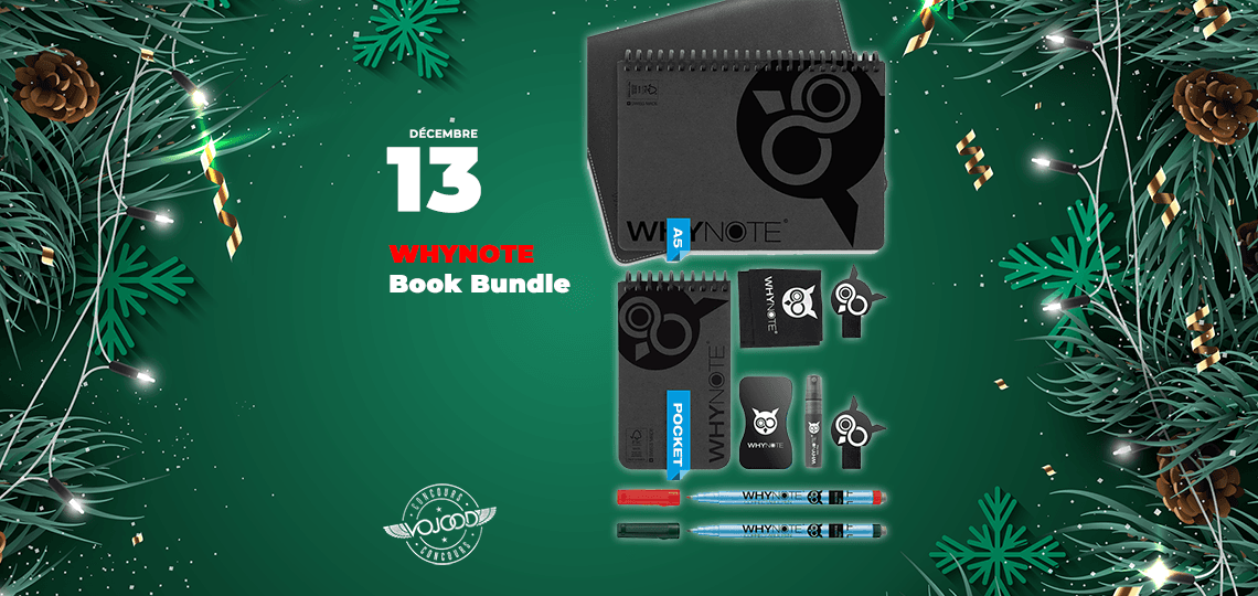 #13 • GAGNE ton Bundle WhyNote Book • Calendrier de l'Avent 2019