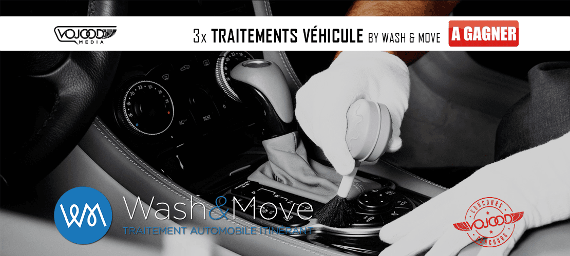 3x Traitements Véhicule Avec Wash&Move À Gagner