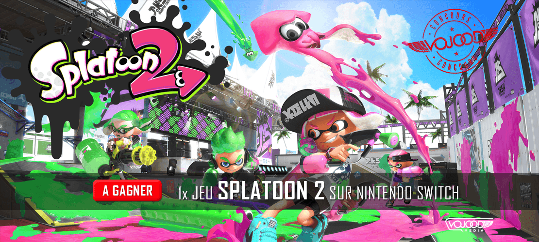 1x Jeu Splatoon 2 sur Nintendo Switch À Gagner