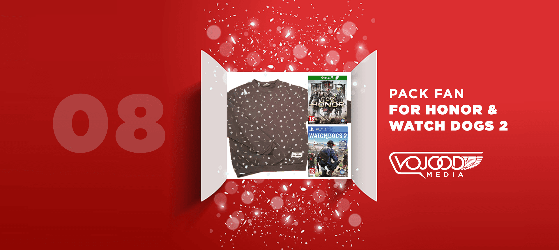 #08 Avent17 ● Pack Fan For Honor & Watch Dogs 2