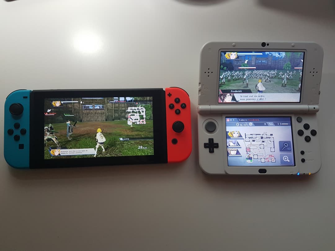 Comparaison Fire Emblem Warriors Switch 3DS Comparaison Fire Emblem Warriors Switch 3DS