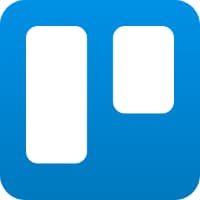 Logo de MeisterLabs, application de mind mapping avec deux rectangles blancs sur fond bleu