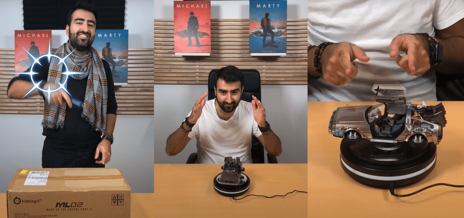 Unboxing • DeLorean de Retour vers le futur