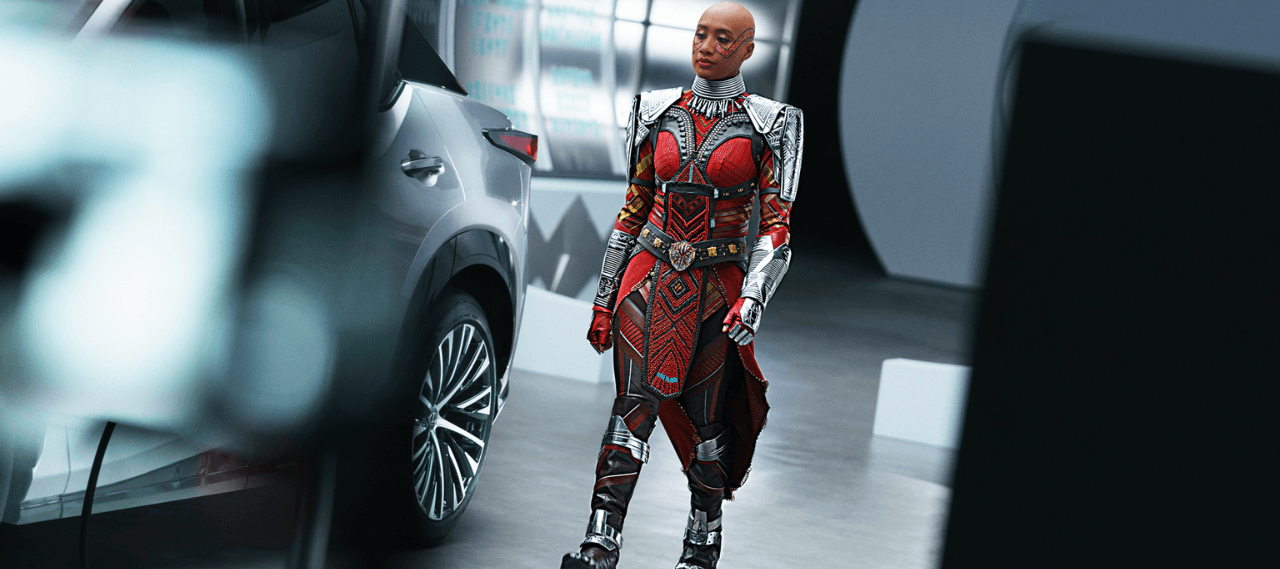 Apparition électrisante du nouveau Lexus RZ 450e dans «Black Panther: Wakanda Forever»