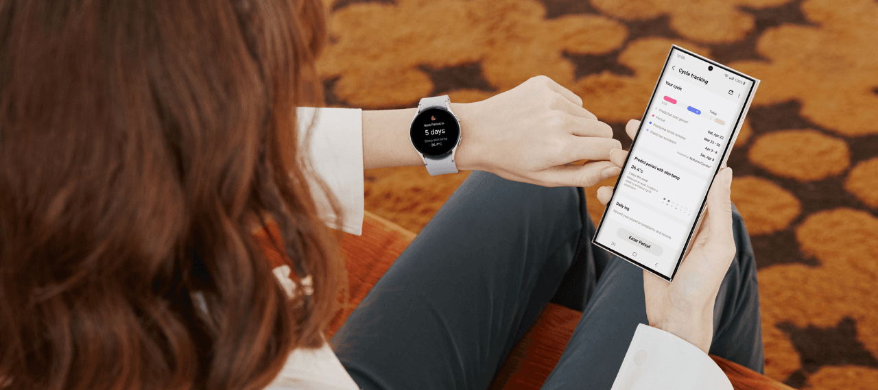 Cycle Tracking désormais disponible sur la gamme Galaxy Watch5