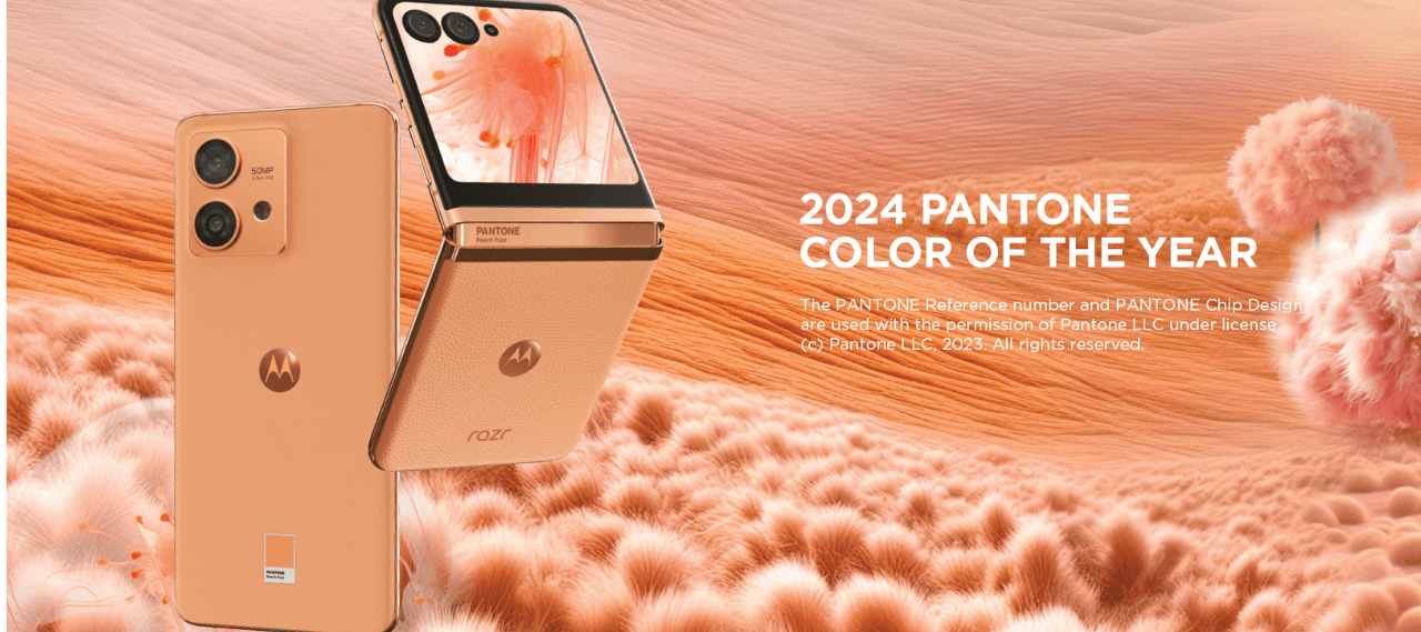 Motorola x Pantone Color of the Year 2024