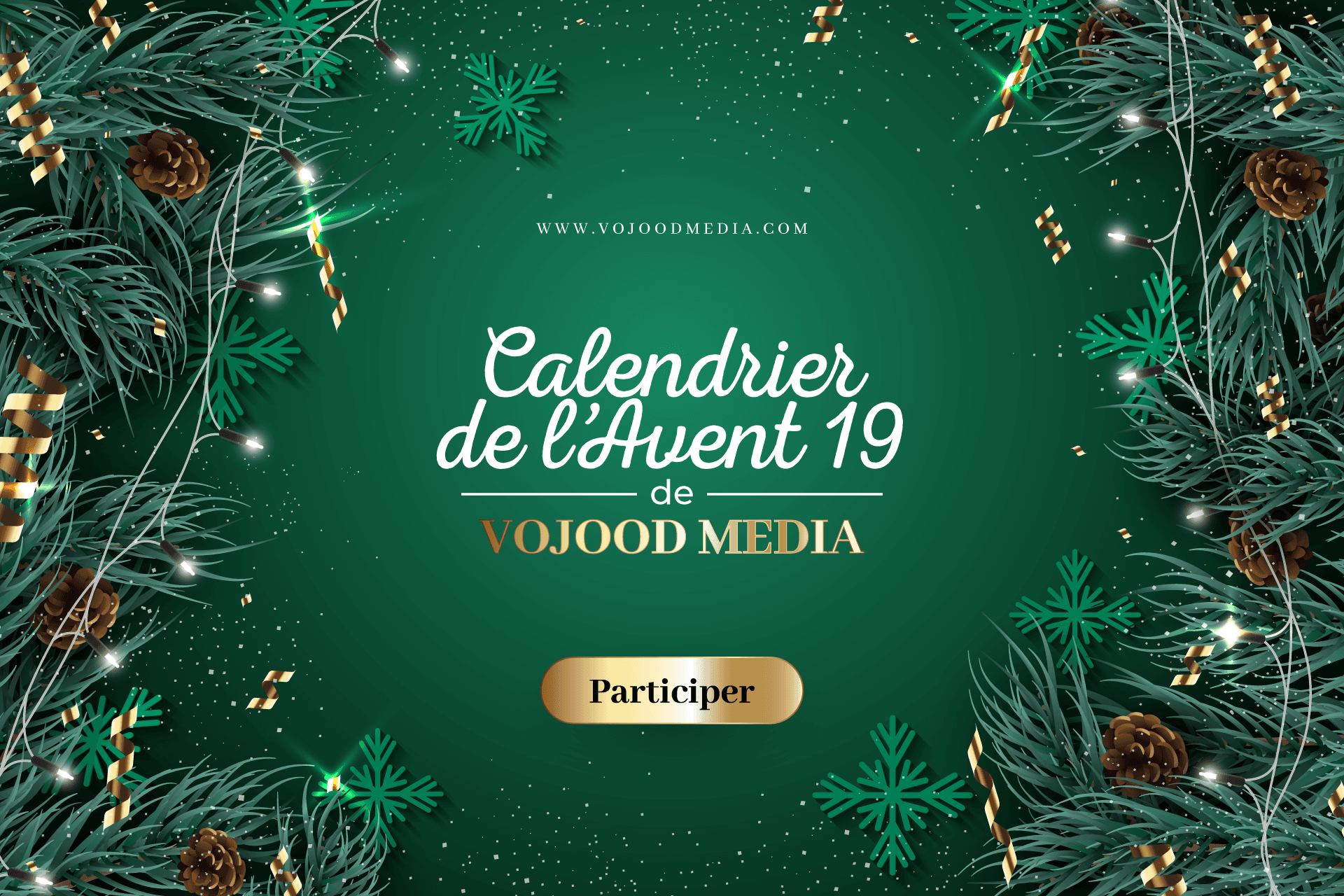 Calendrier de l'Avent 2019 par Vojood Media